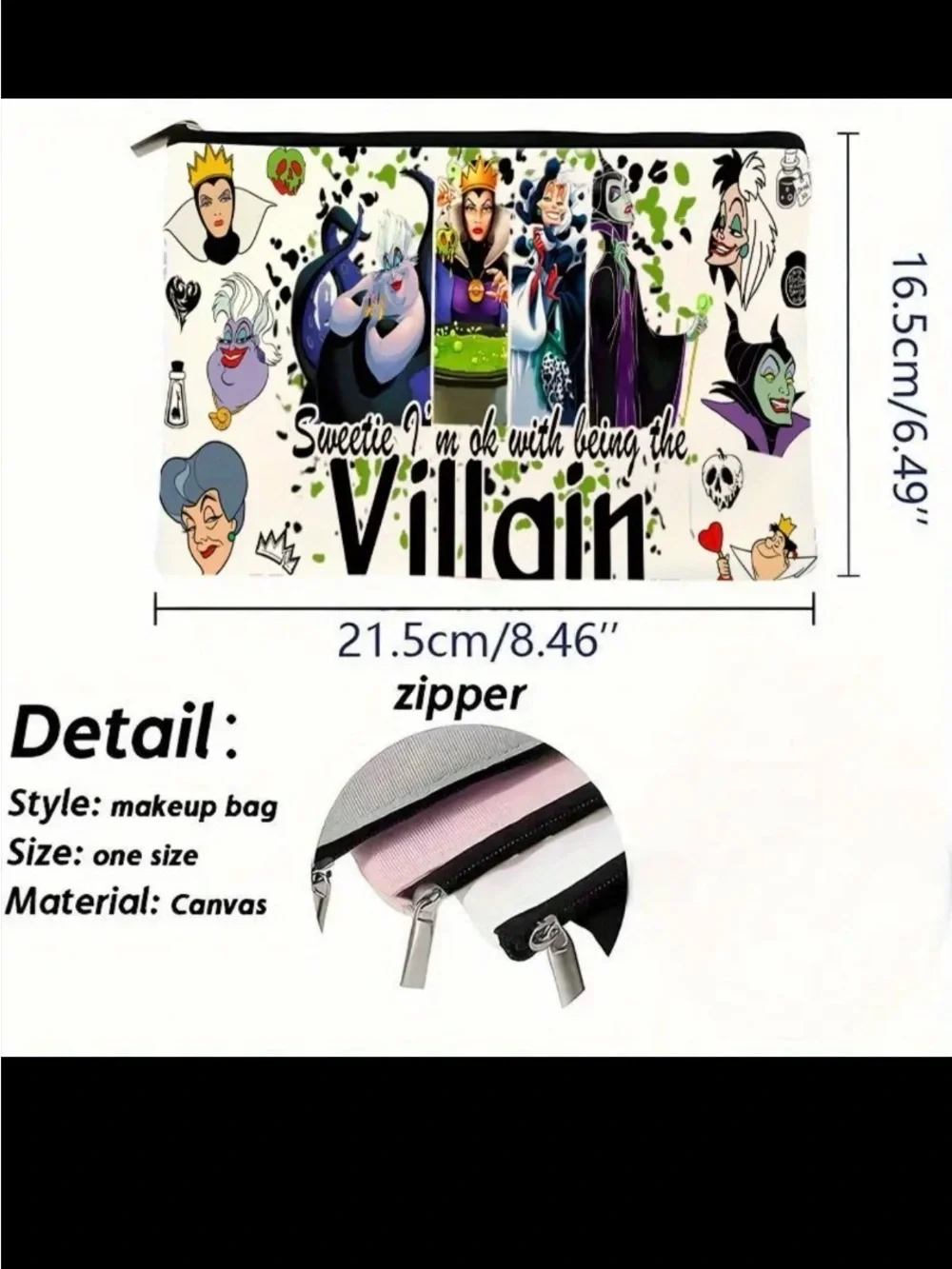 Villains Makeup Bag